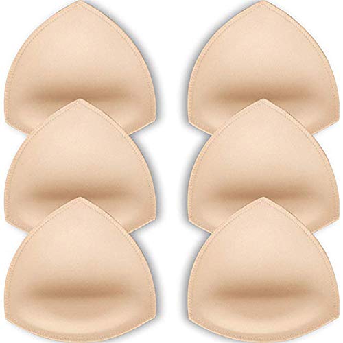 TopBine Removable Bra Pads Inserts Women's Comfy Sports Cups Bra Insert for Bikini Top Swimsuit (C/D)