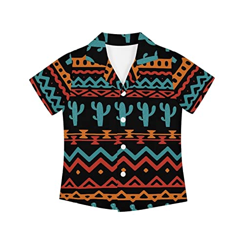 Boys Hawaiian Shirt Boy Button Down Shirt Short Sleeve Birthday Shirts for Boys Funny Hawaiian Shirts