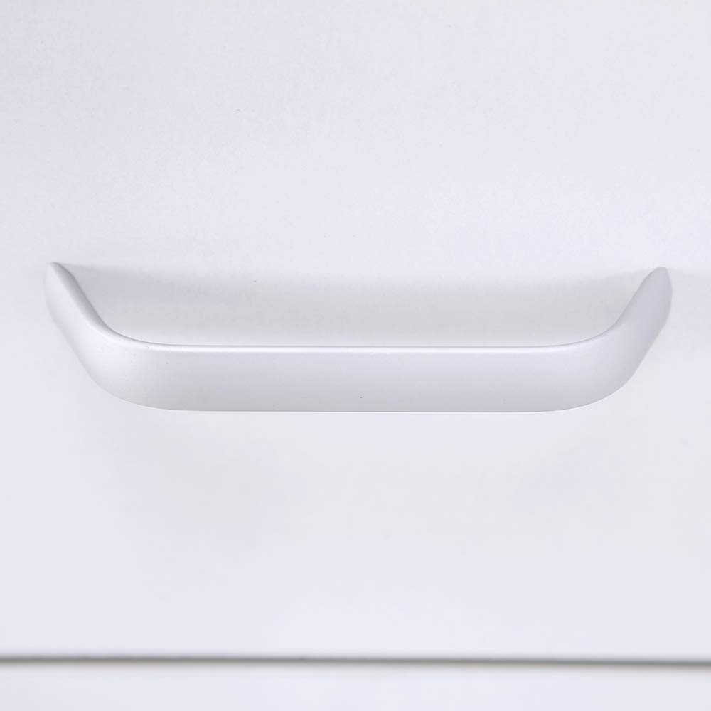 OKAKOPA Manicure Table Nail Desk, Acetone Resistant Beauty Salon Nail Station Desk Movable Nail Art Equipment with Large Storage Space (43"18", White) : Beauty & Personal Care