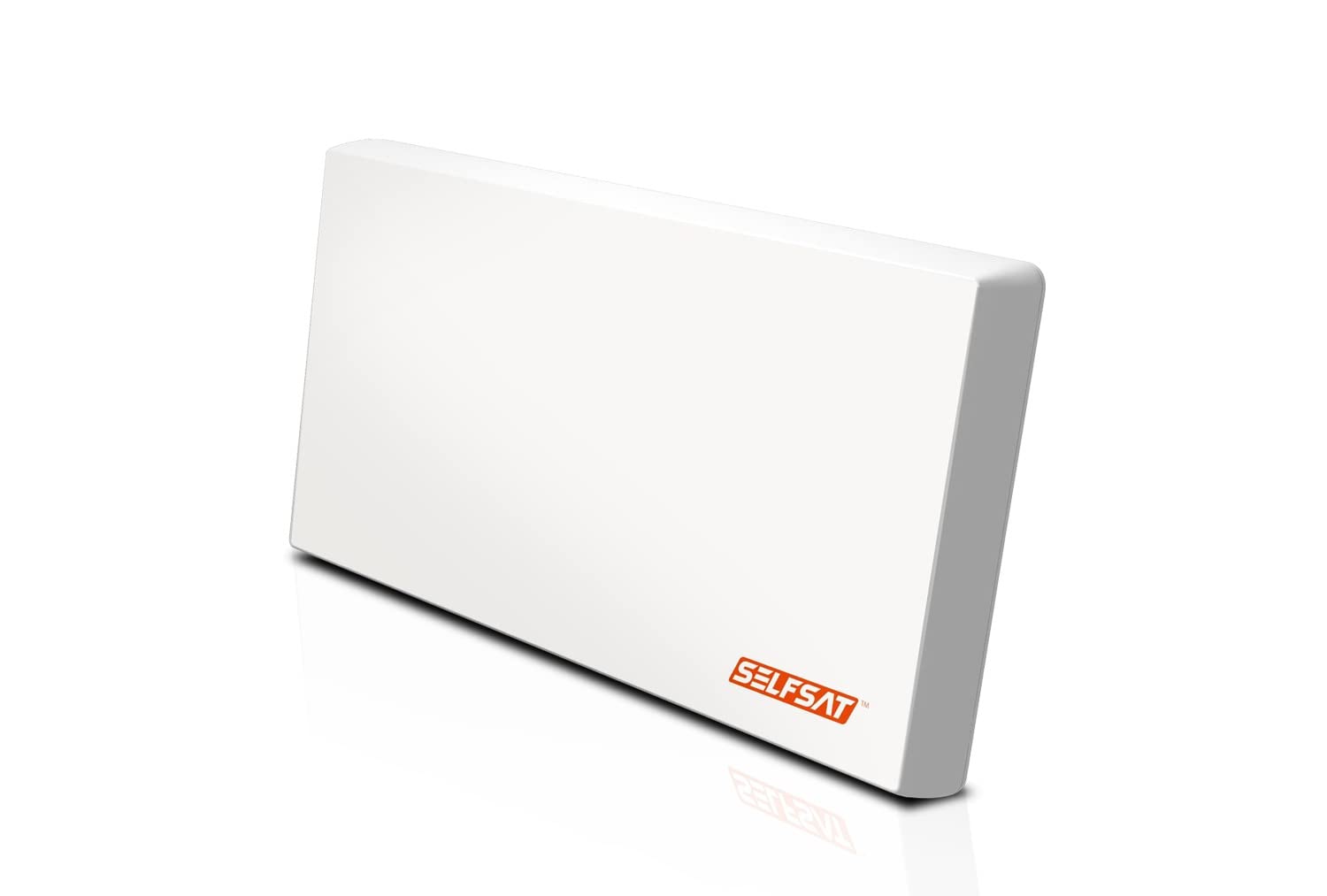 Selfsat H22D2+ - Antenna piatta satellitare con 2 partecipanti TV e passacavo professionale Full HD