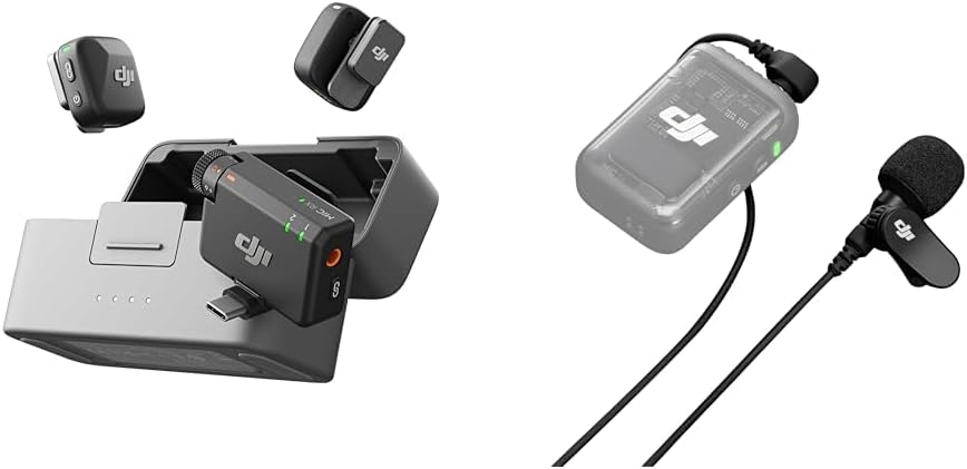 DJI Mic Mini ピンマイク（2 TX + 1 RX + 充電ケース) DJI MIC MINI