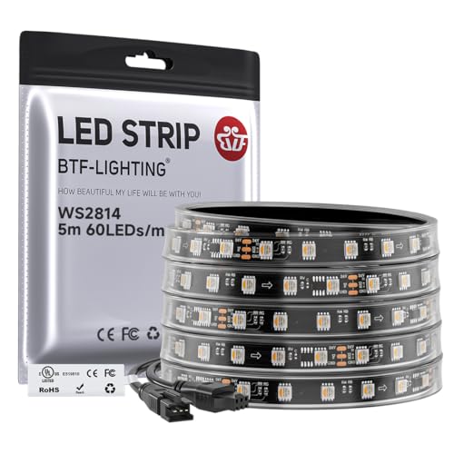 Tira LED direccionable RGBW WS2814 16.4 pies IP67 miniatura 1