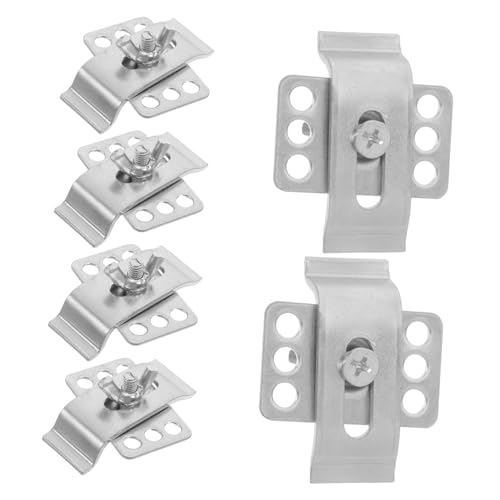 DIYEAH Colliers De Serrage Robustes Pour Évier Sous Plan, Clips De Fixation Pour Lavabo En Céramique, Support D'évier Encastré Polyvalent, Installation Simple, Kit 6 Pièces Pour Salle De Bain Cuisine