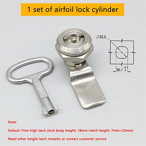 Serrure triangle en acier inox 304 pour bloquer l'accès aux coffrets d'ascenseur - 3