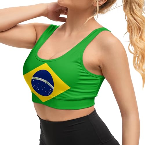 Image of Yoga top Women's Cheerleading Uniform Gym Outfit Running Crop Tops Yoga Shirts Casual Tank Top