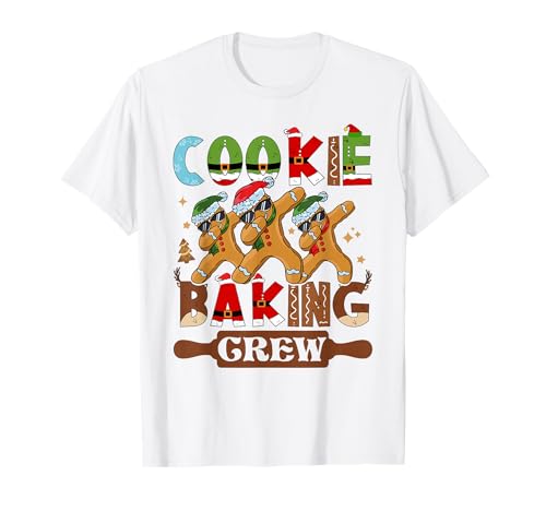 Cookie Baking Crew - Pijama divertido para panaderos de jengibre Camiseta