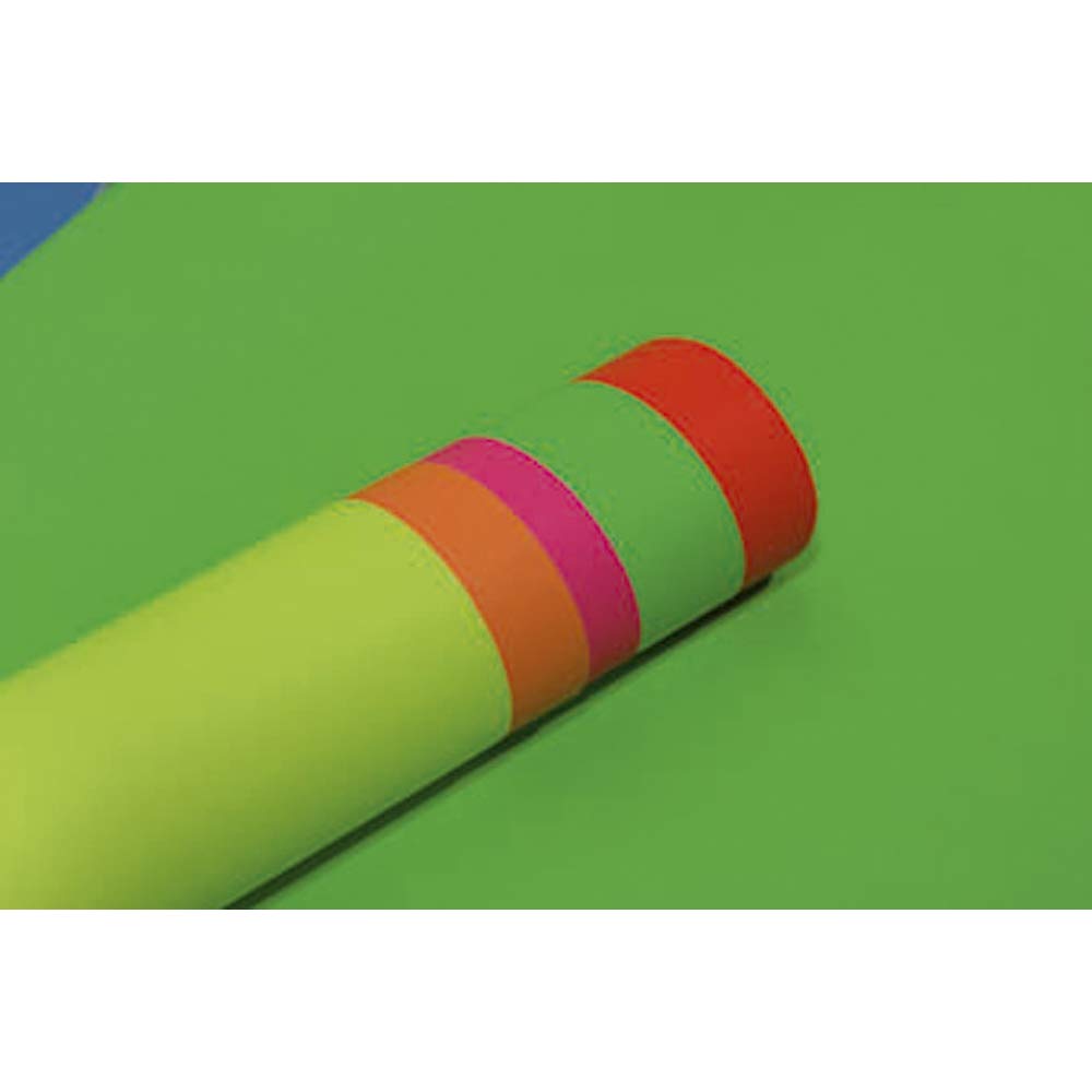 Clairefontaine 93920C Roll of 10 Fluorescent Posters 90g/m² Format 60x80cm Cutting Writing Collage Creative Leisure Activity Adults Children Ast colours