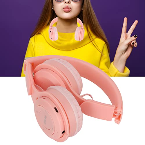 Annadue Wireless Headphones for Kids Cute Over Ear Bluetooth Headset with Deep Bass, Foldable Stereo Headset, Built in Mic - Image 2