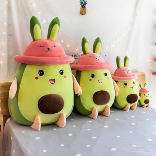 Image of Super Soft Avocado Cushion Stuffed Toy Cute Plush Animal Soft Toy for Kids (Avocado 35cm)