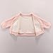 Baby Girls' and Toddler Long Sleeve Knit Button Front Cardigan Kids V Neck Cotton Sweaters Infant (Pink, 6-12 Months)