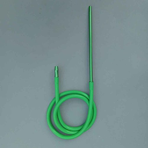 1.8M Shisha-Shisha-Schlauch mit Aluminiumschaft-Silikonschlauch Shisha-Shisha-Schlauch Moderne Pfeife (green) – Bild 3