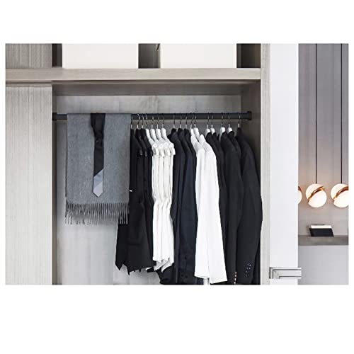 Barre de support pour placard barre penderie métal gris