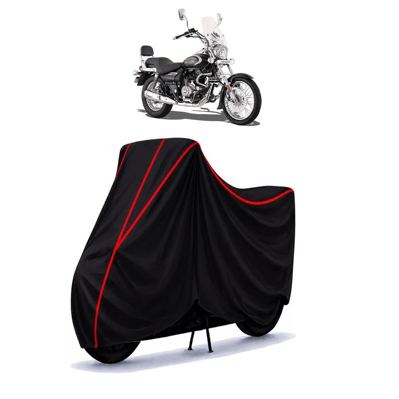Image of Bajaj Avenger Cruise 220 BS6 Water Resistant Bike Cover for All Motorcycles & Rain | Heavy Duty | UV Protection, Dustproof, Scratchproof | All Weather Two Wheeler Cover with Elastic Bottom