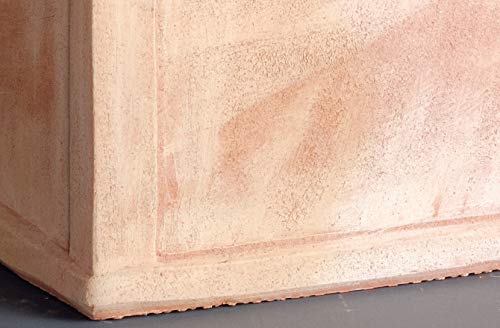 Amazon.co.jp: イタリア製テラコッタプランター リーフキューブ45 （幅