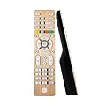 GE Universal Remote Control, Samsung TV Remote,Universal TV Remote for Roku TV, Vizio, LG, Sony, Sharp, Roku, Apple TV, TCL, Panasonic, Smart TVs, Streaming Players, Blu-ray, DVD, 4-Device, Gold,48845