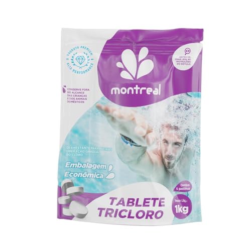 Kit 10 Pastilhas Tabletes Cloro 200g Tripla Ação P/Piscina