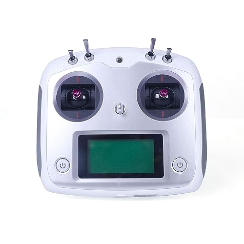 wheelfun FS i6S Remote Control 2.4G Radio System 10CH iA10B Receiver Compatible S.Bus RC Model Airplane White