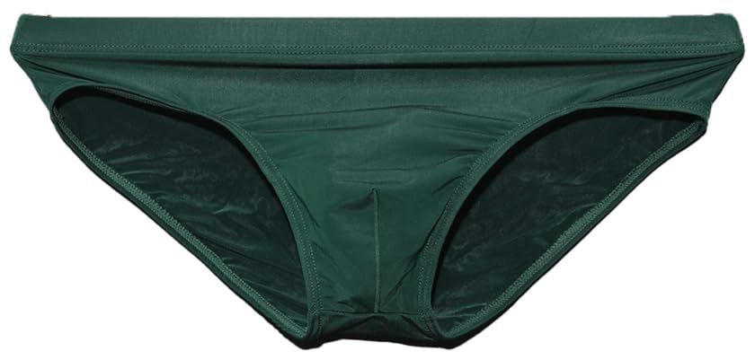 Men's Underwear Briefs Light Ultra Thin Ice Silk Transparent Boxer Briefs Low Waisted Sexy U-Convex Underpants