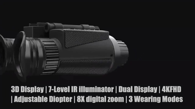 Nachtsichtgerät Mit 20x Zoom - 1640ft Reichweite, Wasserdicht Für Jagd & Camping