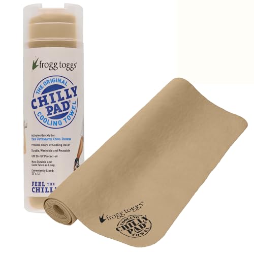 Image of FROGG TOGGS Chilly Pad Cooling Towels for Face and Neck, 33 inchx13 inch