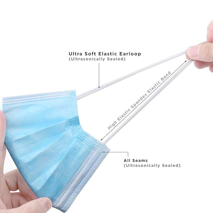 Image of Reusable Surgical Style Face Mask | Breathable & Comfortable | ISO Certified Protection for Dust & Pollution