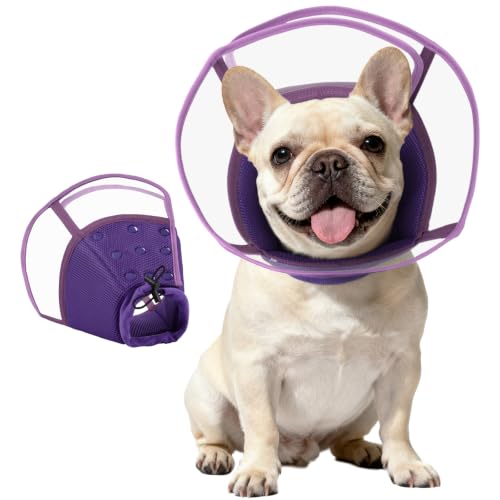 Image of Kuoser Dog Cone Collar After Surgery, Soft Cone for Dogs to Stop Licking, M