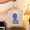 Team Aston Mrs Aston Band JLS 2000s Music Tote Bag, Large Cotton Canvas Shoulder Bag for Women & Men, Foldable, Washable, Ideal for Books, Groceries, Work, Gym, Travel, Office, School & Daily Use #2
