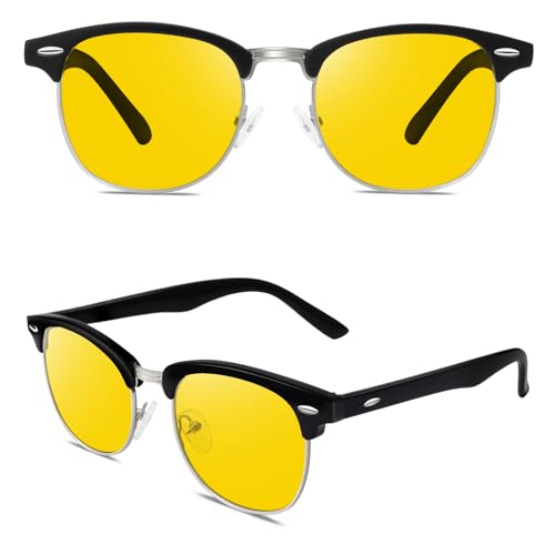 Image of Happy Store CN56 Vintage Inspired Classic Horn Rimmed Nerd UV400 Clear Lens Glasses