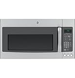 Ge MICROWAVES 1029497 1.9 Cu. ft. Over-The-Range Microwave Oven, Stainless, 1100 Watts