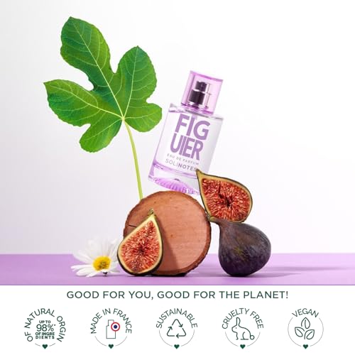 Image of Solinotes Fig Tree Eau de Parfum, Bergamot & Rosewood, Vegan, 1.7 Fl Oz