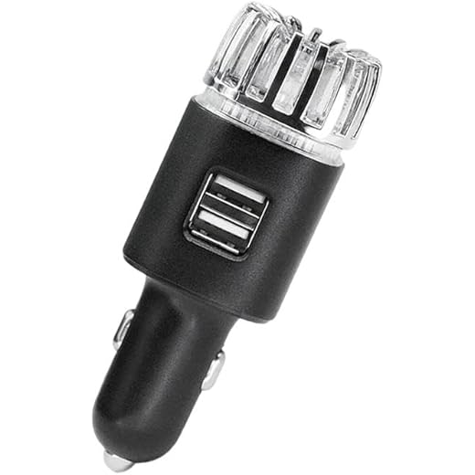 ATORSE 2 in 1 Car Air Purifier Ionizer with Dual USB Chargin