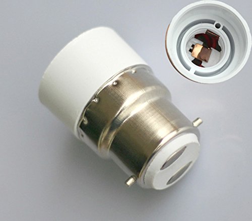 Bajonett B22 auf E14 Socket Halogen LED Glühbirne Adapter Buchse max voltage 250V 200W (2)