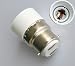 Produktbild 2x Bajonett B22 auf E14 Sich Halogen Oder LED Glühbirne Adapter Lampe Buchse Neu
