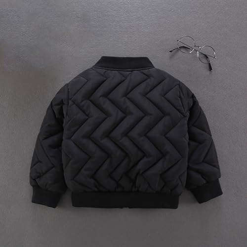 Youth Boys down Jacket Boys' Stand Up Collar Irregular Stripe Print Solid Color Long Sleeve Zipper Boys Dinosaur3