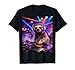 Happy DJ Sloth Smiling Headphones Rave Music Festival Vibes T-Shirt