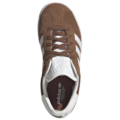 Adidas Originals Gazelle C - Boys' Preschool (IF9807, Brown/White/Gold)4
