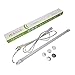 IKSACE LED Under Cabinet Lights 72LED 43cm/16.9in,Under Kitchen Lighting, under shelf work light,Under Counter LED Light Strip, Perfect for Countertops,Shelf,Work Space,110V 3 Colors 3000K/4000K/6000K