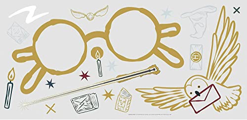 Image of RoomMates RMK4955GM Harry Potter Glasses Giant Peel and Stick Wall Decal