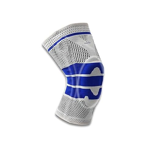 Wonder Care Opaska kompresyjna na kolano, dzianinowa konstrukcja 3D z żelową podkładką i stabilizatorami bocznymi, rękaw na kolano na bóle kolana, trening, bieganie, rozdarcie łąkotki i pooperacyjna