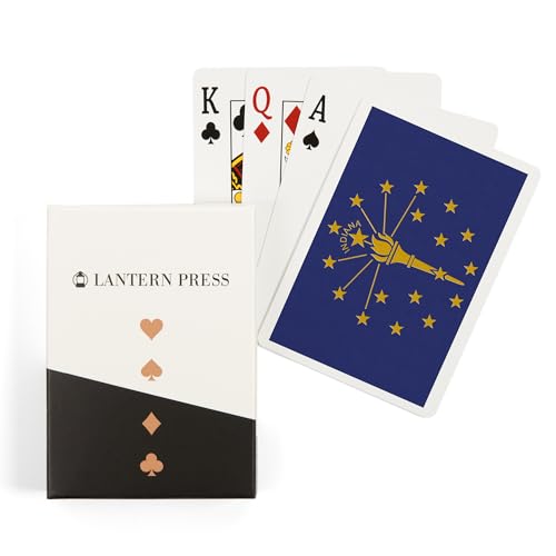 Naipes Poker Indiana State Flag 52 cartas para adultos