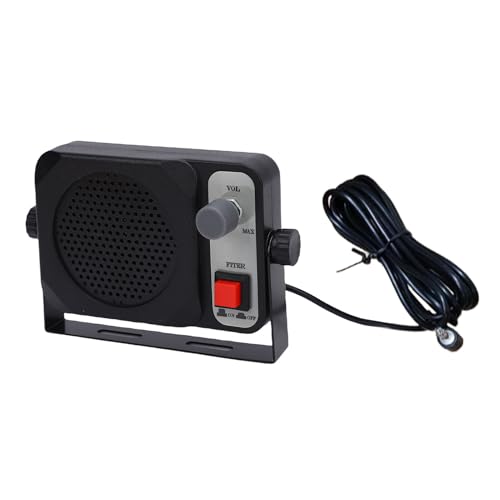 Altavoz externo portátil Jiawu para solucionar el sonido bajo de tu radio CB y emisora