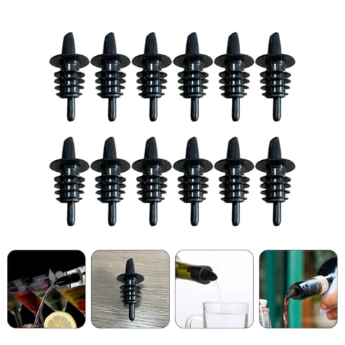 Evita manchas con los tapones vertedores de PVC angulares para botellas de vino 8