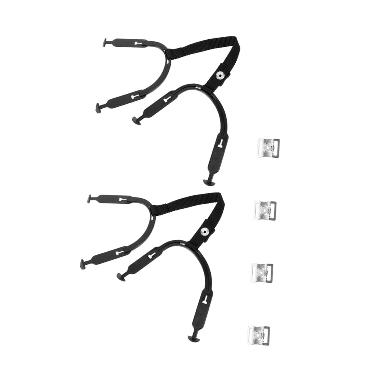 Mikikit 2 Sets Hockey Helmet Chin Strap Replacement Parts Chin Band for Ice Hockey Helmet