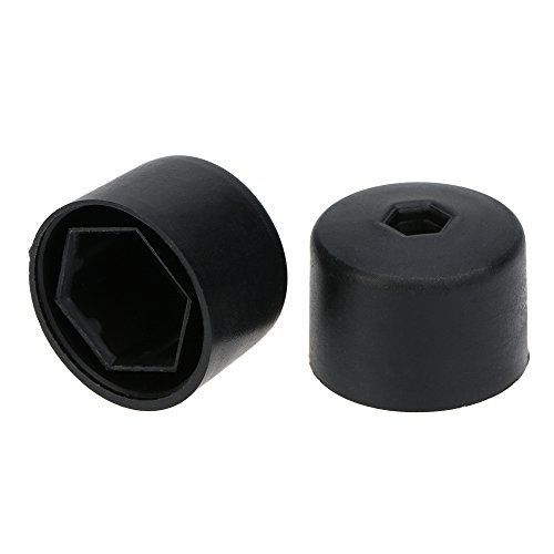 ERYUE Tampa Da Porca,20Pçs 17Mm Carro Roda Porca Tampa Parafuso Tampão Ferramenta De Remoção Para Vw
