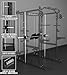 EonfitOmni Eonfit E5 Smith Machine with Vertical Leg Press, Power Cage Squat Rack with LAT-Pull Down Cable Crossover Rotating Arms System Home Gym Equipment All in One (Black, STD)