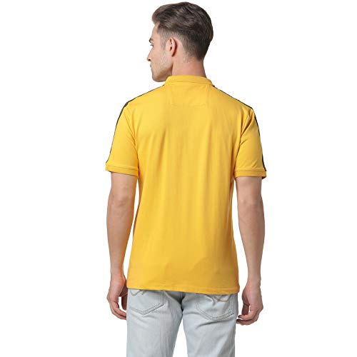 Image of CAHOOT Men Red Striped Casual T-Shirt