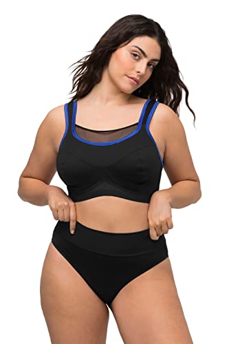 Ulla Popken Sujetador Deportivo de mujer para fitness, yoga y entrenamientos diarios
