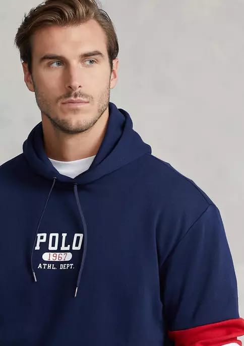 POLO RALPH LAUREN Double Knit Mesh Hoodie (Mesh Navy,M)4