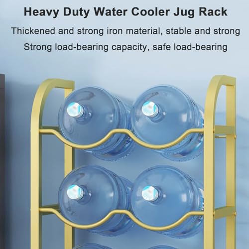 Support robuste pour bonbonnes d'eau en métal traité au design épuré et durable