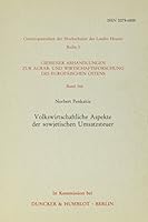 Volkswirtschaftliche Aspekte Der Sowjetischen Umsatzsteuer 342806108X Book Cover